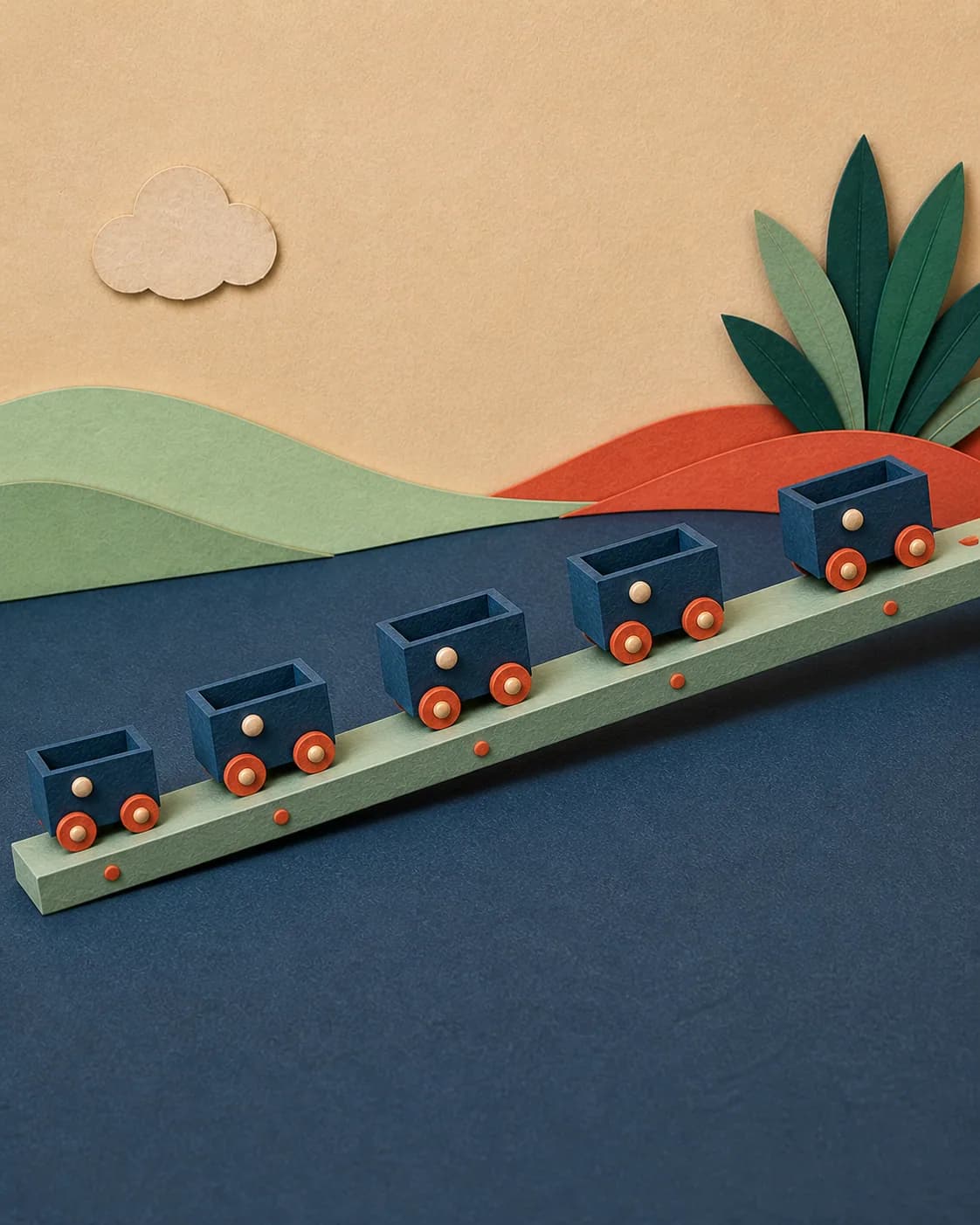 Illustration einer Bewegungsuntersuchung mit Wagen und Messspuren